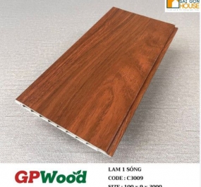 TẤM ỐP LAM 1 SÓNG GPWOOD C3009