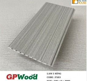 TẤM ỐP LAM 1 SÓNG GPWOOD FX03