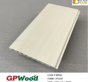 TẤM ỐP LAM 1 SÓNG GPWOOD FX47