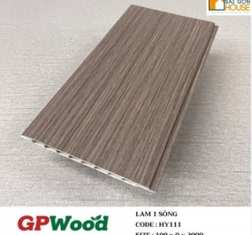 TẤM ỐP LAM 1 SÓNG GPWOOD HY111