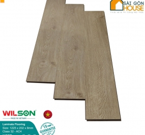 SÀN GỖ WILSON W557 (8MM) - GIÁ 205.000Đ/M2 (CHIẾC KHẤU THEO SỐ LƯỢNG)