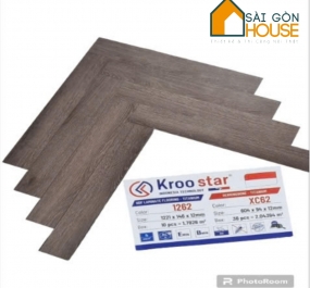 SÀN GỖ XƯƠNG CÁ KROO STAR XC62 (12MM)