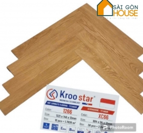 SÀN GỖ XƯƠNG CÁ KROO STAR XC 66 (12MM)