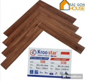 SÀN GỖ XƯƠNG CÁ KROO STAR XC 68 (12MM)