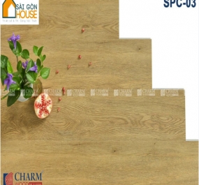 SÀN NHỰA CHARM SPC-03 (6MM) - GIÁ 385.000 Đ/M2