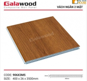 TẤM ỐP GALAWOOD VÁCH NGĂN 2 MẶT 906