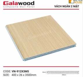 TẤM ỐP GALAWOOD VÁCH NGĂN 2 MẶT 912