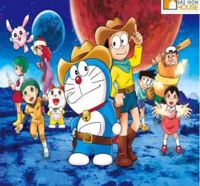 TRANH DÁN TƯỜNG DORAEMON